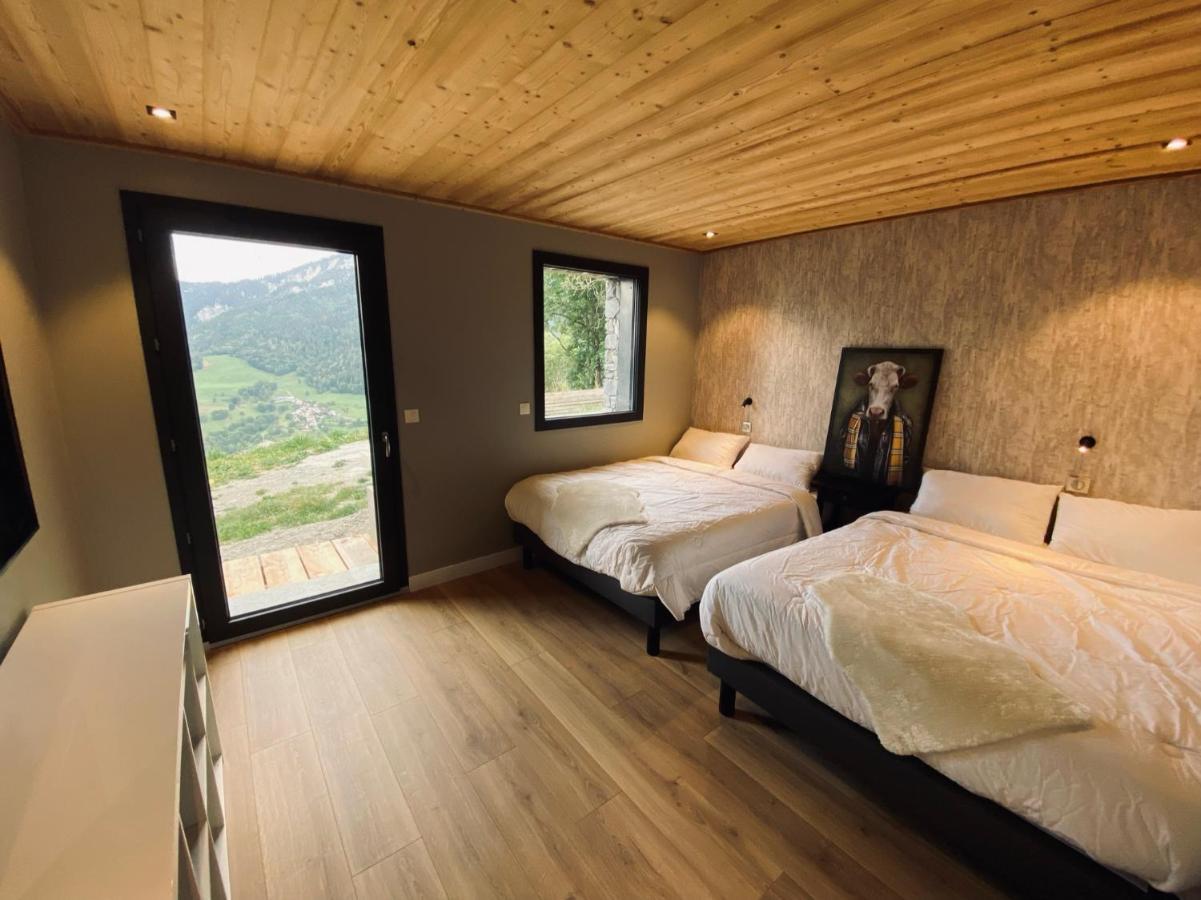 Chalet Confidentiel Valmorel - Chalet De Haut De Gamme 4 Etoiles 12 Personnes Doucy Exteriör bild
